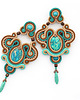 kolczyki soutache Jesienne boho kolczyki 4