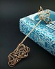 zakładki do książek Ozdobna miedziana zakładka do książki wire wrapping