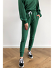 spodnie dresowe damskie Spodnie dresowe butelkowa zieleń