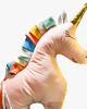 poduszki do pokoju dziecka Jednorożec UNICORN poduszka - jasny róż i grzywa multikolor