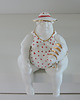figurki i rzeźby Porcelanowa Figurka, Pani z kotem