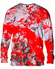 bluza bez kaptura damska Bluza Bez Kaptura Damska DR.CROW Marble Red