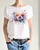 t-shirt damskie Nothing's impossible Biały Oversize