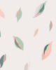 naklejki ścienne do pokoju dziecka Tapeta dla dzieci Pink Leaves