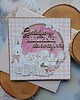 kartki scrapbooking Kartka z okazji narodzin córeczki (w kopercie)