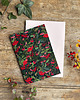 kartki okolicznościowe - wydruki Kartka-Red Berries- Grafika- Ilustracja- Kartka okolicznościowa