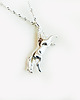 srebrne naszyjniki Naszyjnik z koniem,  srebrny koń , konik, hippika