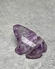 biżuteria różna ŻABKA, Amulet , rzeżbiona żaba z ametystu