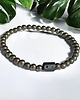 bransoletki z kamieni naturalnych DAMSKA  bransoletka: piryt & czarny turmalin