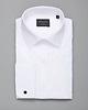 koszule męskie koszula męska na spinki biały slim fit 00278