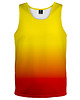 t-shirty męskie DR.CROW Bokserka Męska Ombre Yellow Red