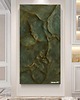 obrazy Obrazy do salonu -  metaliczny abstrakcyjny płaskorzeźba 80x160cm