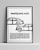 plakaty Plakat Polska Motoryzacja - Warszawa M20