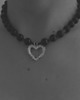 srebrne naszyjniki Naszyjnik Otulenie Serce