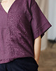 koszule damskie  Bluzka CAROL / plum