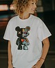 t-shirt damskie T-shirt oversize Robot Teddy dla mamy cream