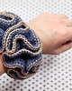 gumki do włosów Frotka do włosów scrunchie gumka szydełkowa dwukolorowa Agnes