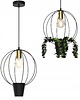 lampy wiszące LAMPA WISZĄCA Z DONICZKĄ KULA E27 DONICA ZIOŁA