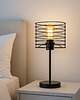 lampy stołowe Lampka nocna do sypialni z drucianym kloszem RENNES LOFT
