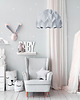 lampy wiszące Lampa wisząca origami ICEFRUIT błękitno-szara