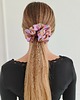 gumki do włosów Gumka jedwabna, scrunchie, pink lemoniade MAXI