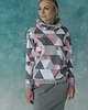 bluza bez kaptura damska Radość trójkątowa - bluza kominowa