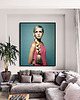 obrazy Zamyslona Twiggy    -  Obraz lub Plakat