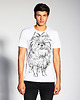 t-shirty męskie Pomeranian Dog Men's T-shirt white