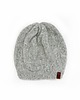 czapki damskie Jasnoszara czapka beretowa z wełny alpaki