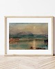 plakaty PLAKAT William Turner pejzaż sztuka ścienna, jezioro obraz
