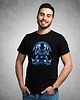 t-shirty męskie Koszulka organiczna z nadrukiem Snow man