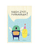 kartki scrapbooking Drewniana kartka -  Niech żyje naaaaaam!