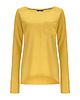 bluzki z długim rękawem damskie Longsleeve Dłuższa Historia Żółty