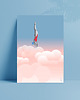 plakaty Plakat 40x50cm "Skok w Chmury"