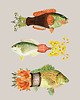 plakaty Plakat / Surrealistyczny Kolaż / Fish Out Of Water