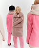 swetry damskie  Sweter Boucle Różowy