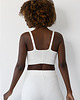topy damskie Dzianinowy top F2032 ecru