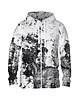 bluza z kapturem damska Damska Bluza na Expres Zamek DR.CROW Marble Grey
