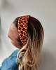 opaski do włosów Jedwabna opaska do włosów safari chic SILK CHARM