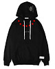 bluzy męskie Hoodie w czerwone gwiazdki