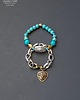 bransoletki z kamieni naturalnych Komplet modnych bransoletek boho oryginalny PREZENT handmade 3w1!