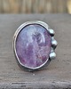 pierścionki - różne Ametyst - pierścionek regulowany