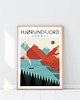 plakaty Plakat, Hjorundfjord, Norwegia, fiord, Skandynawia