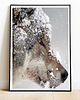 plakaty Plakat Obraz Wilk 01