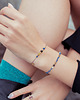 bransoletki z kamieni naturalnych Bransoletka Zodiac Strzelec Lapis Lazuli Żółty Opal Obsydian