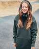 bluza z kapturem damska Bluza LUZAK khaki