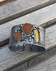 bransoletki wire wrapping Trójka - bransoletka regulowana
