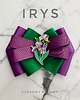 broszki Brosza z kolekcji IRYS z wiosennym kwiatem Irysa