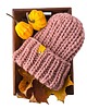 czapki damskie Wełniana czapka zimowa peruvian WOOLY retro róż