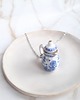naszyjniki - inne Naszyjnik ceramiczny czajniczek
